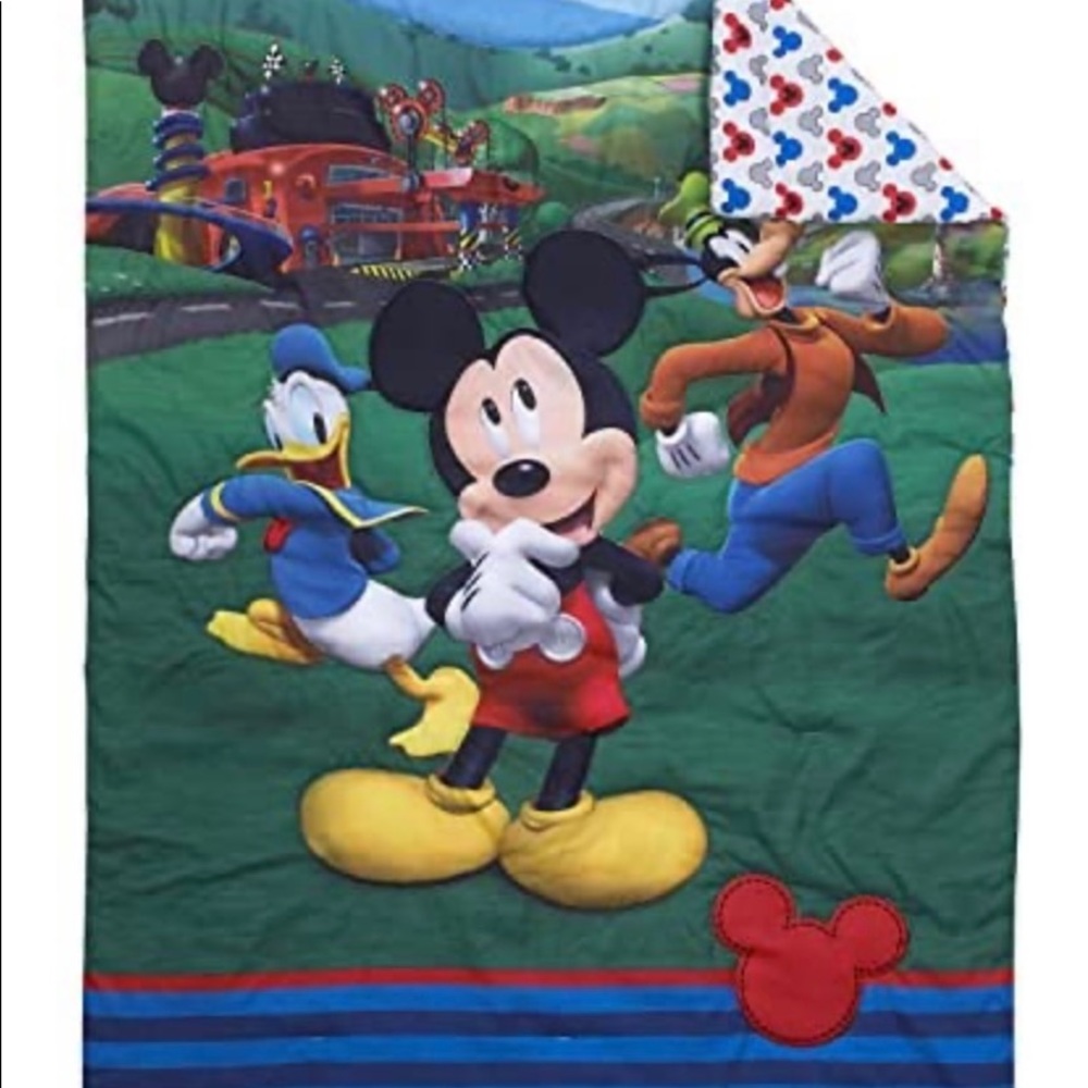 Disney Mickey's Big Adventure 4Pc Toddler Bed Set